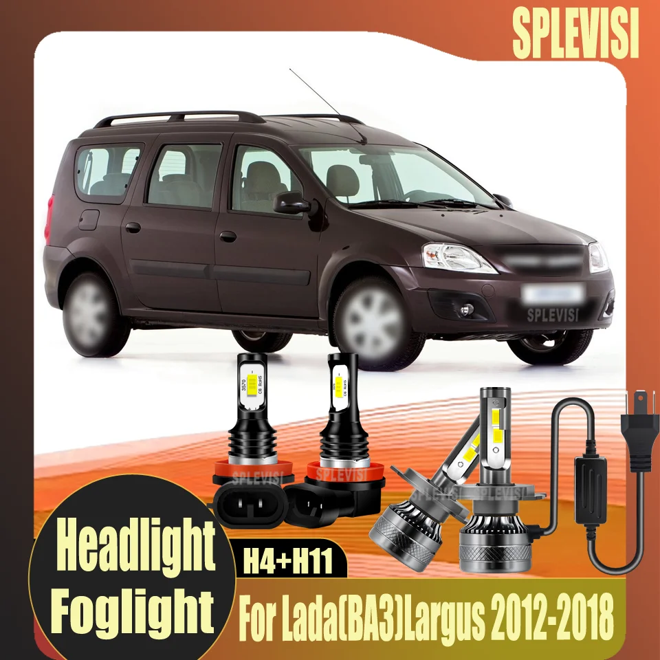 

Headlight/FogLight H4/H11 Lifetime over 50000hrs Night driving safety For Lada(BA3)Largus 2012 2013 2014 2015 2016 2017 2018