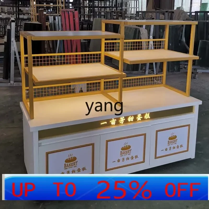 

LMM New Bread Biscuit Display Counter Baking Shop Window Cabinet Shelf