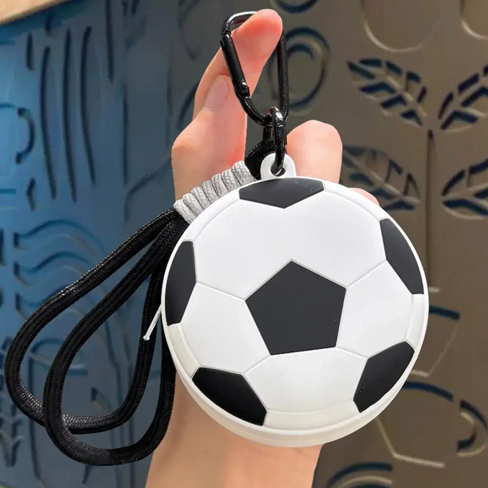 New Silicone Sports Ball Coin Purse Mini Tennis Earphone Bag Wallet Basketball Football Storage Bag Schoolbag Pendant Accessory