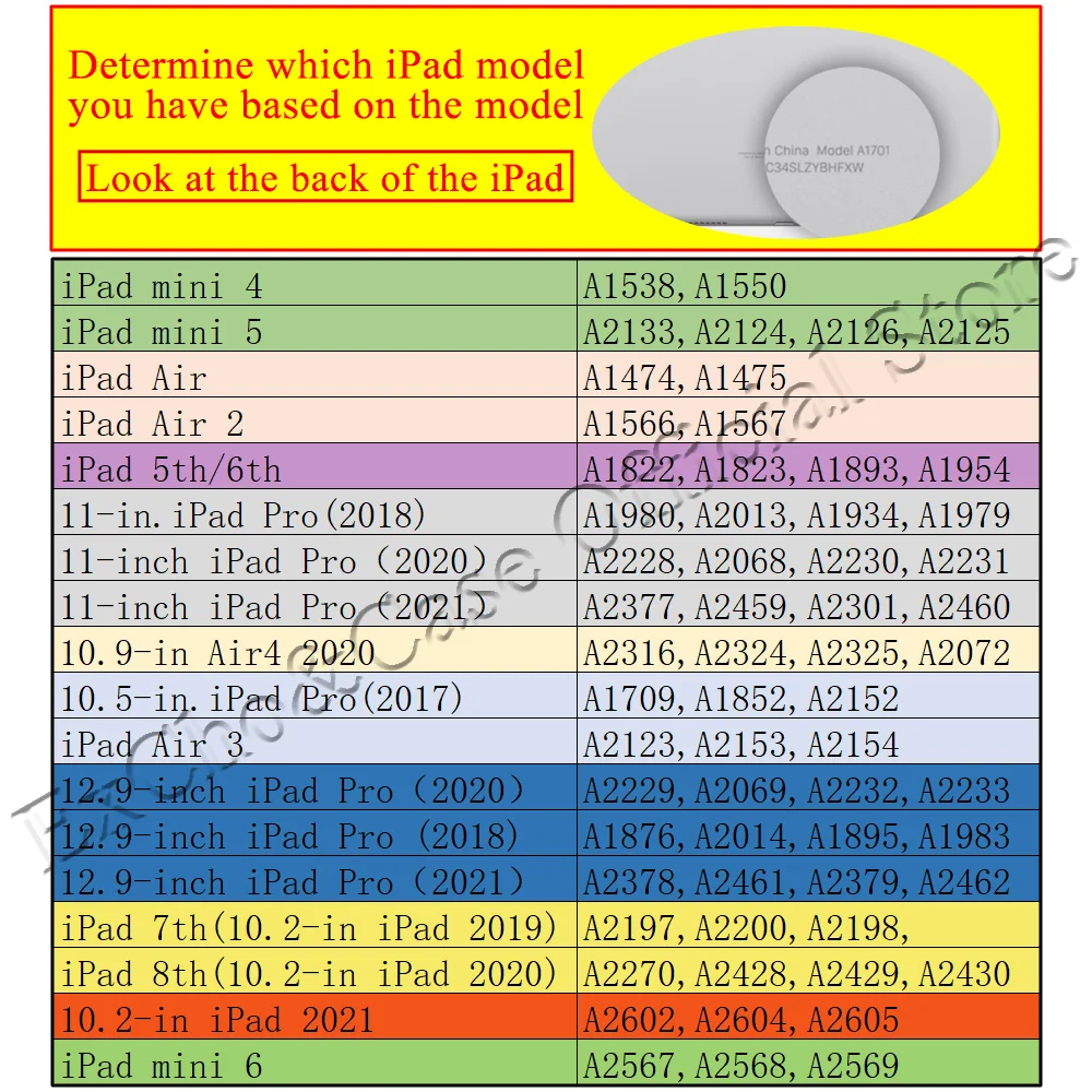 Imagem -05 - Personalizado Case Nome Personalizado para Ipad 10.9 ar 10.2 Polegada 9th 8th Geração 9.7 5th 6th 12.9 Ipad Pro Mini Inteligente Acordar