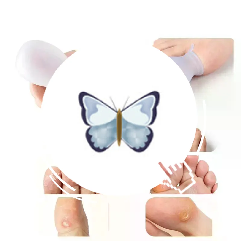 Waterproof Silicone Finger And Toe Nail Covers For Shower Wound Protection