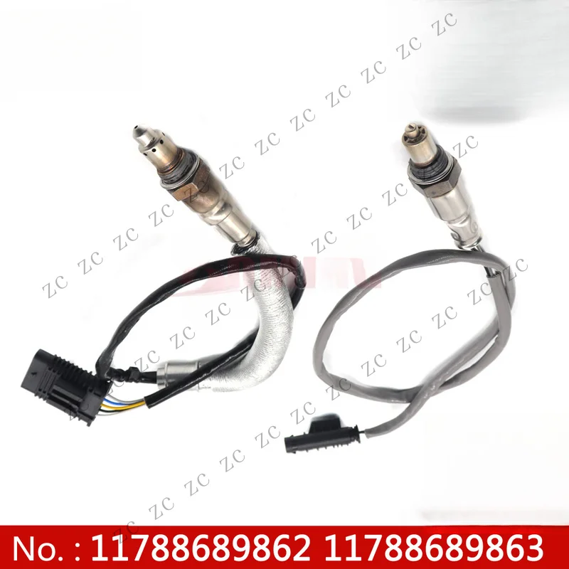 S+ For BMW X3 X4 X5 X6 540i 2019-2023 Air Fuel Ratio Lambda O2 Oxygen Sensor 2PCS