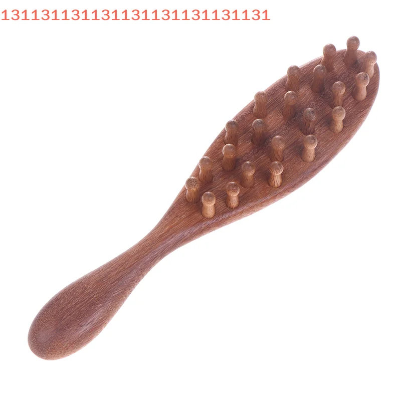 متعددة الوظائف الخشب العلاج تدليك مشط فروة الرأس رئيس مدلك خشب الصندل الطبيعي التعميم الأسنان غواشا كشط الجسم مدلك