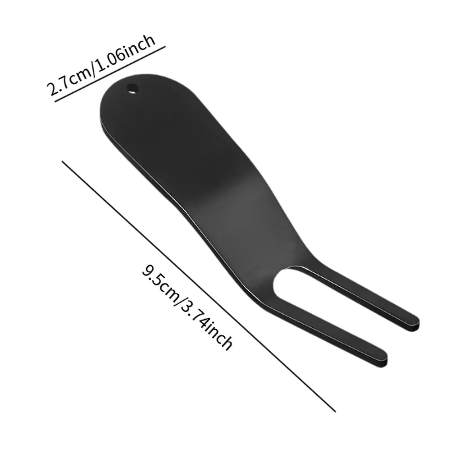 Golf Divot Tool Putting Green Fork Practical Compact Gadgets Supplies Golf Fork for Outdoor Activities Lawn Beginner Training