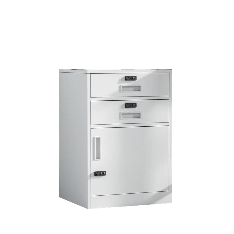 Hot style high-looking drawer-type file cabinet with two drawers and one door password lock file cabinet