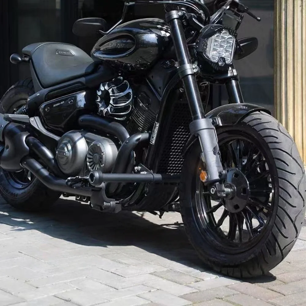FOR Integrated Modified Bumper for CM300/CM500/CL300/CL500 Minimalist Straight Anti-Crash Bar Cushioning Reversing Impacts