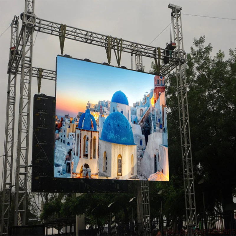 LED عرض Turnkey مجموعة لوحة الحائط الفيديو Novastar P2.9 في الهواء الطلق مقاوم للماء 500 مللي متر X 500 مللي متر HD 2.97 مللي متر شاشة أحداث الزفاف