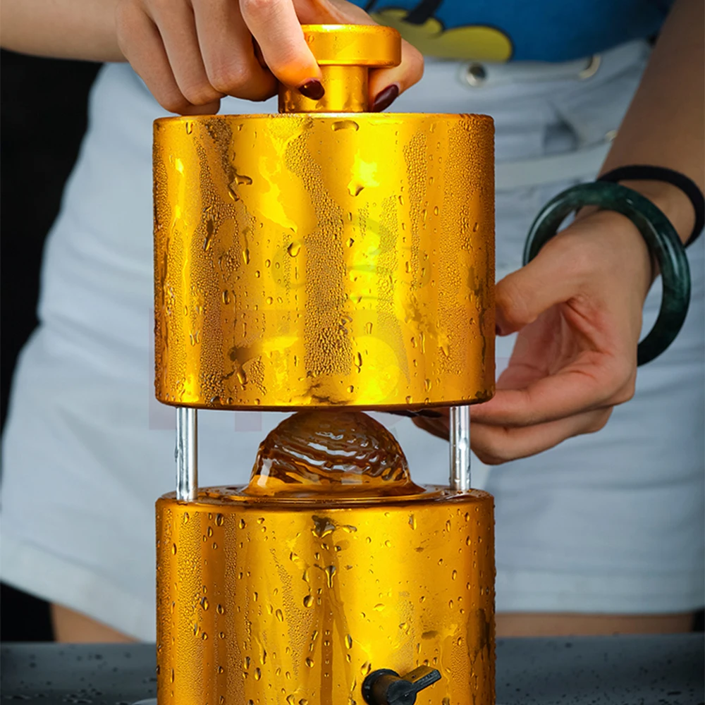 Customized Various Shape Aluminum Ice Ball Maker Mold Machine Metal Ball Ice Machine for Ice Sphere