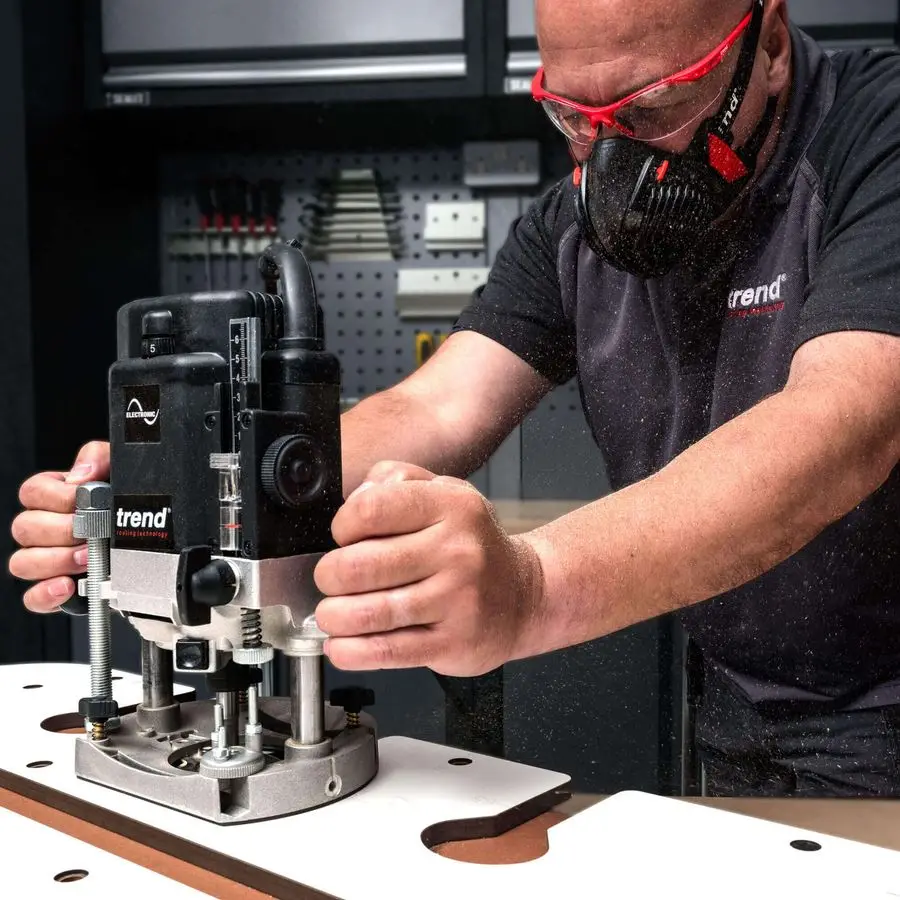 قناع الغبار Air Stealth، نصف قناع مع مرشحات HEPAC المزدوجة القابلة للاستبدال لأعمال النجارة وأعمال البناء والمتوسطة الصغيرة