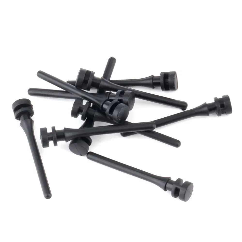 TEUCER Computer Case Cooling Fan Shock-Absorbing Adhesive Nail CPU Radiator Fan Fixing Clips Silicone Fixed Nails Without Screws