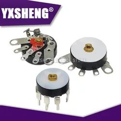 5PCS RV12MM Potentiometer 10K 50K RV12 B503 B103 B10K B50K Power Amplifier Volume Potentiometer With Switch Adjustable Resistor