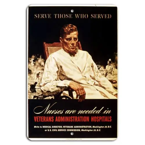 Veterans: Nurses Needed in VA Hospitals-Aluminum-tin sign