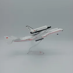 Scala 1/400 antov An-225 AN225 Blizzard Space Shuttle modello di aereo pressofuso e aeroplano giocattolo per fan collezione per adulti Souvenir