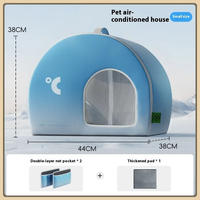 Cooling Pad for Cats and Dogs Summer House with Ice Mat Pet Air Conditioner Cat Bed cat supplies cat beds for house