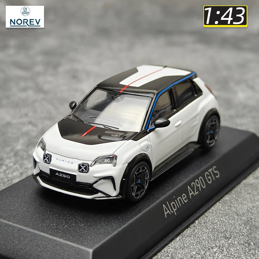 NOREV 1:43 scale new lpine A290 GTS 2025 die-cast model Car Model Decoration Holiday gift collection