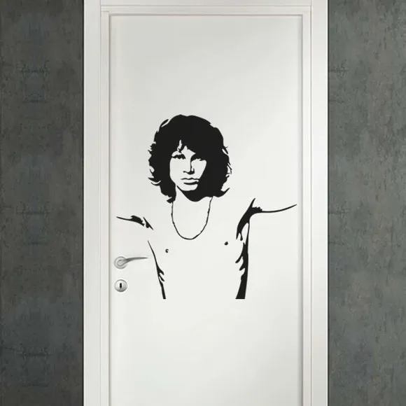 Jim Morrison music band sticker