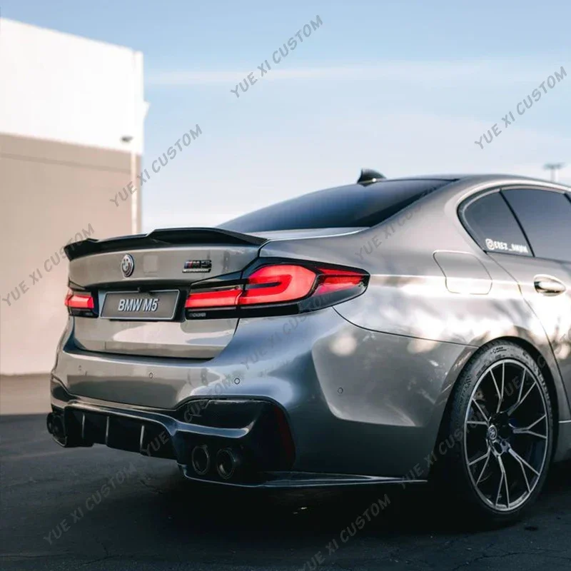 For BMW 5Series G30&F90 M5 530i 530d 540i M550i M550d Spoiler Cap Pro Performance Rear Spoiler Trunk Tail Wing Bodykit 2017-2023