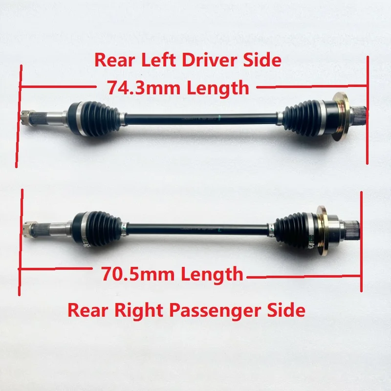 Odes Front Left and Right CV Axle Drive Shaft for ODES 800 1000 DessertCross UTV Military UTV 14601220001/14601230001