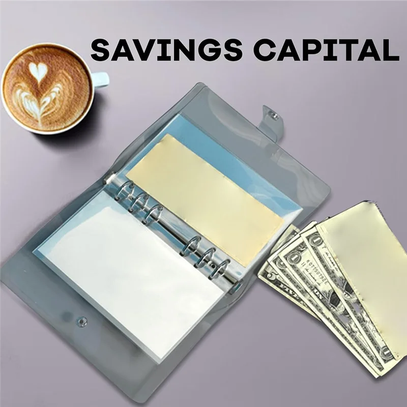 Sensitive 12-Month Money Saving Challenge Binder, 5K Goal, Cash Envelopes System For Financial Health