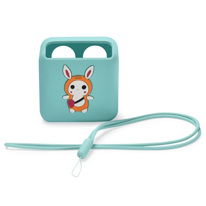 For Yoto Mini Protective Case Kids Audio Player Protective Case Storyteller Player Silicone Protective Case ,Light Green