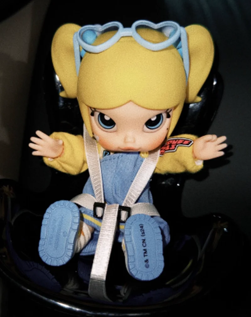 

POP MART Authentic Molly BJD Action Figure The Powerpuff Girls Series Collectible Blind Box Desktop Display Decor For Anime Fans