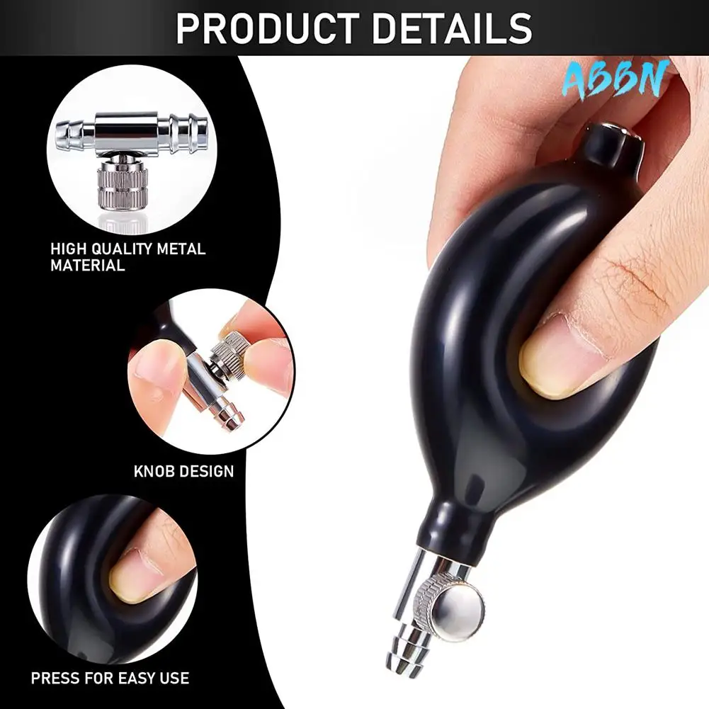 ABBN-6 Pieces Blood Pressure Bulb Replacement Inflation Bulb Pump Adjustable Hand Squeeze Pump Manual Sphygmomanometer Bulb