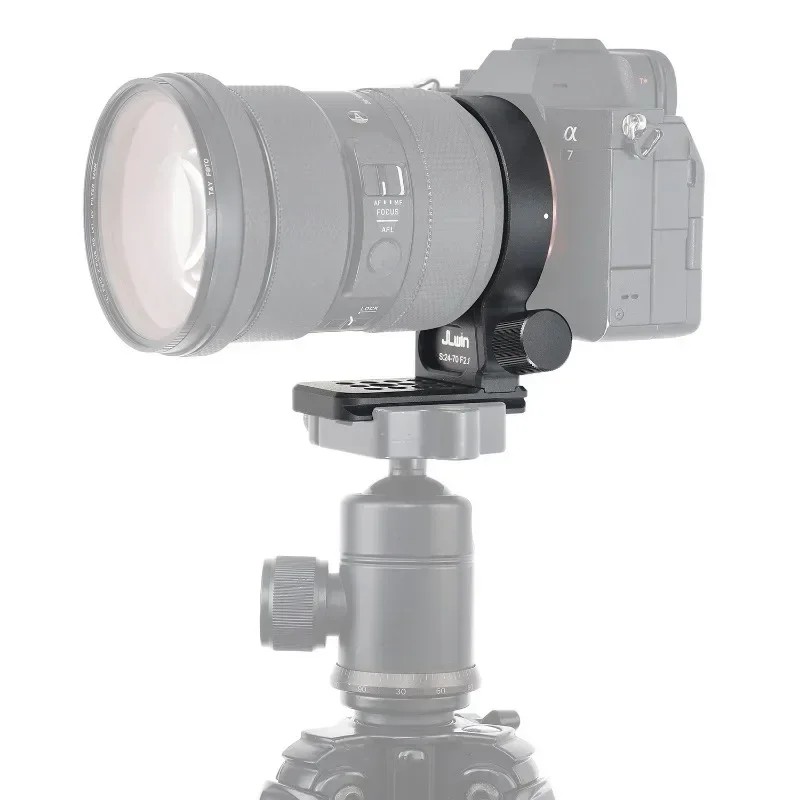 

1/4" alloy Camera Tripod Collar Mount adapter ring lens support quick release l plate For sigma 24-70 F2.8 DG ND I/II ART