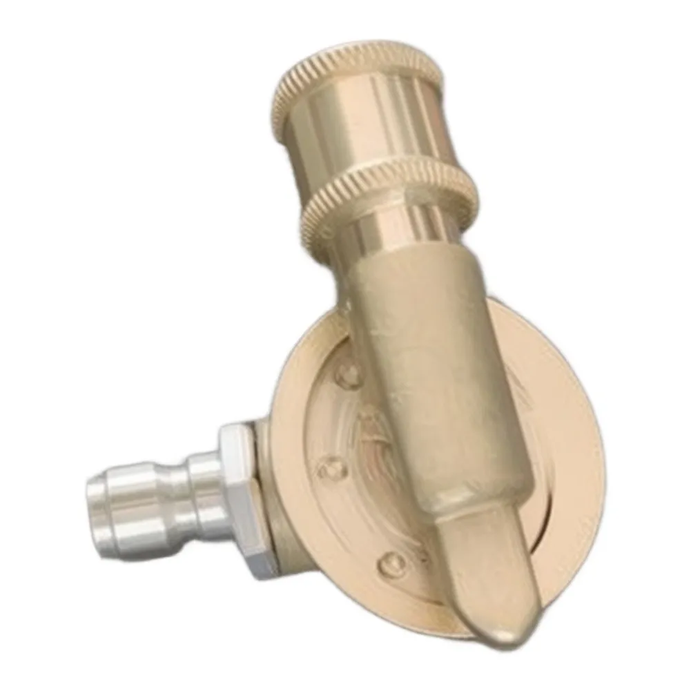 7 Position Adjustable Rotary Coupler for High-Pressure Washer Easy Install Brass Fitting for Hard-to-Reach Cleaning Zones