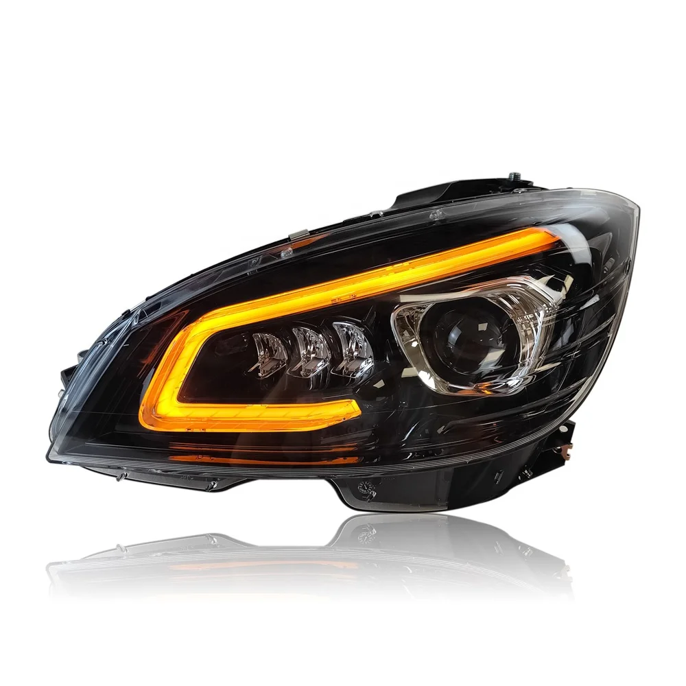 

DK MOTION CAR ARRIVAL Headlamp for C-Class W204 Modified Headlights 08-11 Upgraded All LED Headlights Assembly