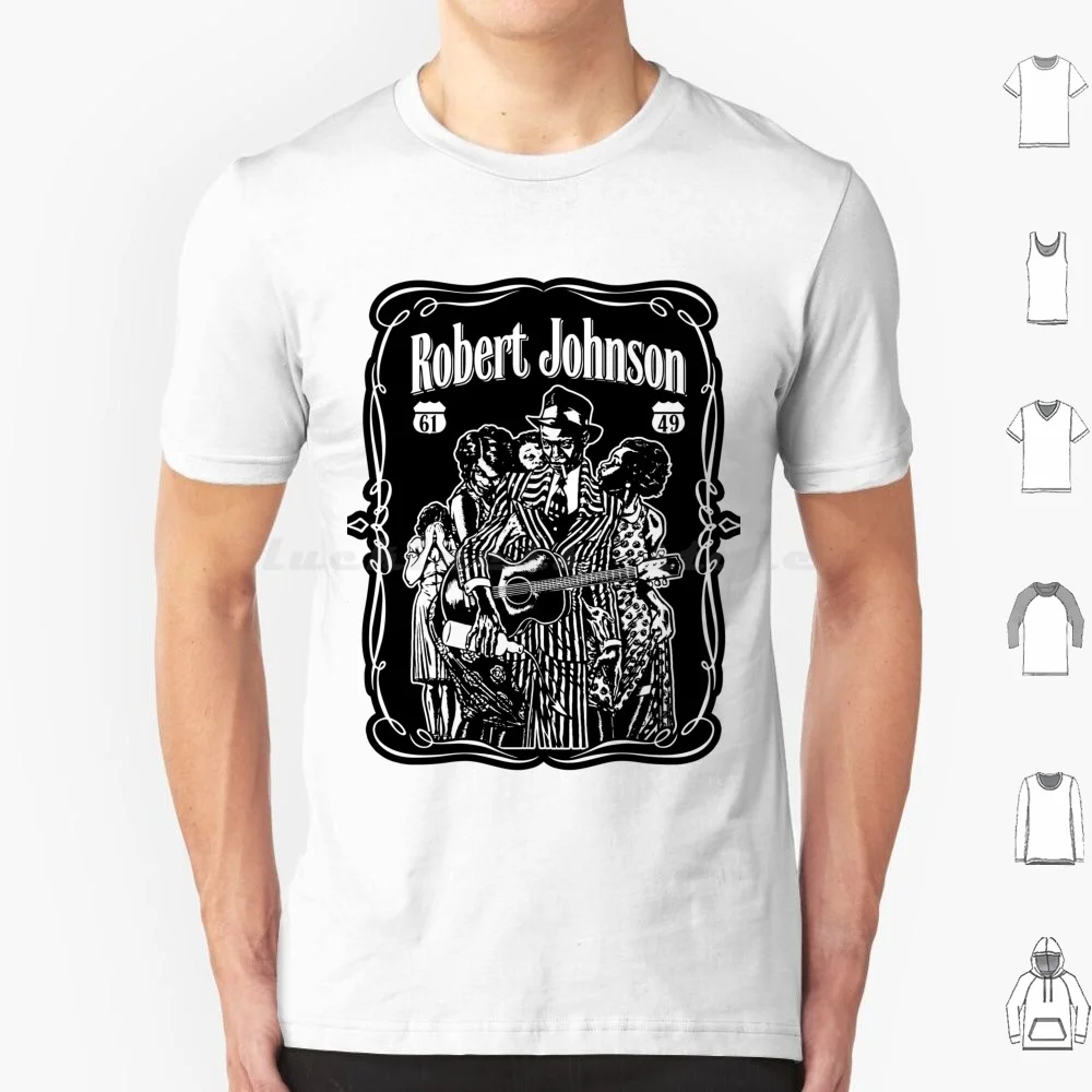 Robert Johnson-Crossroad 61-49 T Shirt 6xl Cotton Cool Tee Crossroad Blues Crossroads Blues Robert Johnson Soul Devil