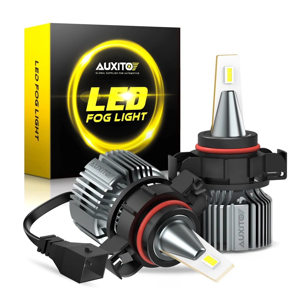 AUXITO 2Pcs PSX24W PSX26W LED Canbus Fog Light Bulb Car Driving Running Lamp 12V 24V for Audi VW BMW Mini Cooper Jeep Toyota Kia