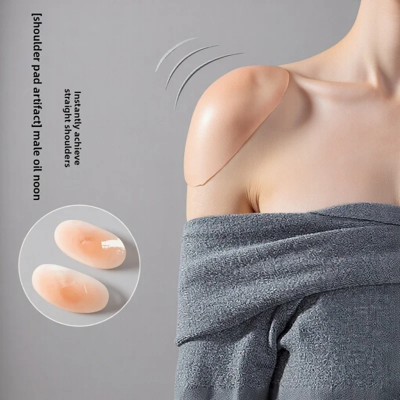 

Invisible Shoulder Pads Shoulder Inserts Adhesive Shoulder Cushion Anti Slip Reusable Lightweight Clothing Pads for Women Men Ja