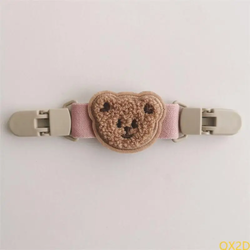 

Secure Fit Elasticated Bear designs Clip Adjustable Clothing Clip Not Clip for Kids Overalls for Boy & Girls Ages 0 to 5
