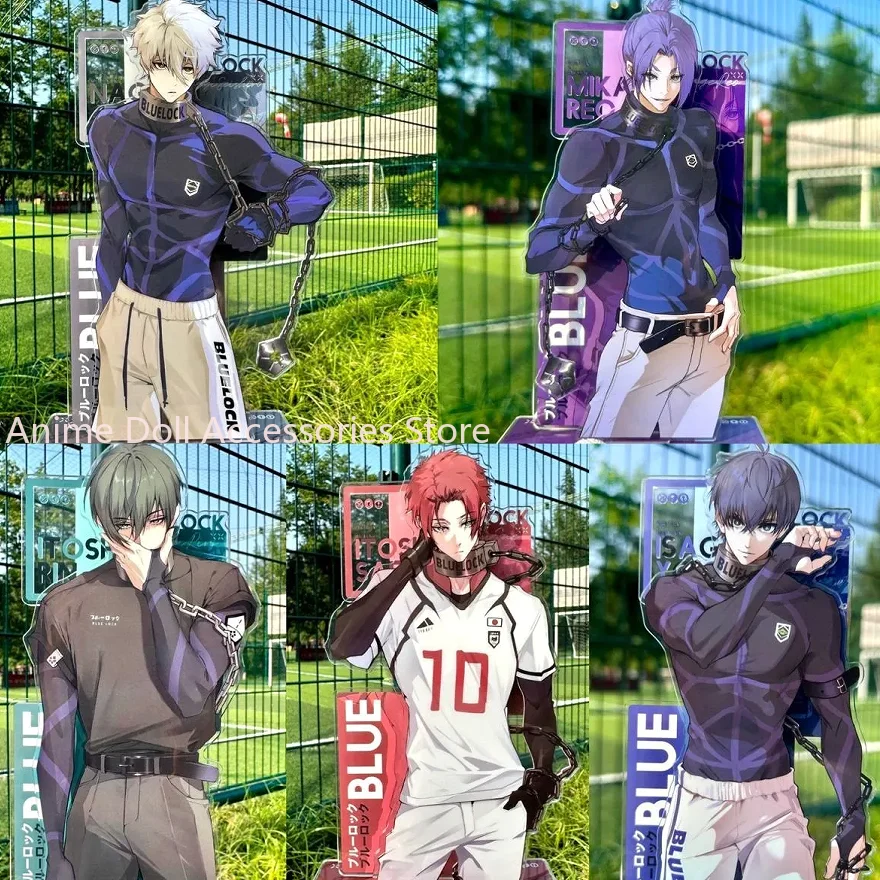 

Аниме BLUE LOCK Nagi Seishiro Isagi Yoichi акриловая фигурка-подставка, стоячая модель, настольное украшение, коллекция, подарок