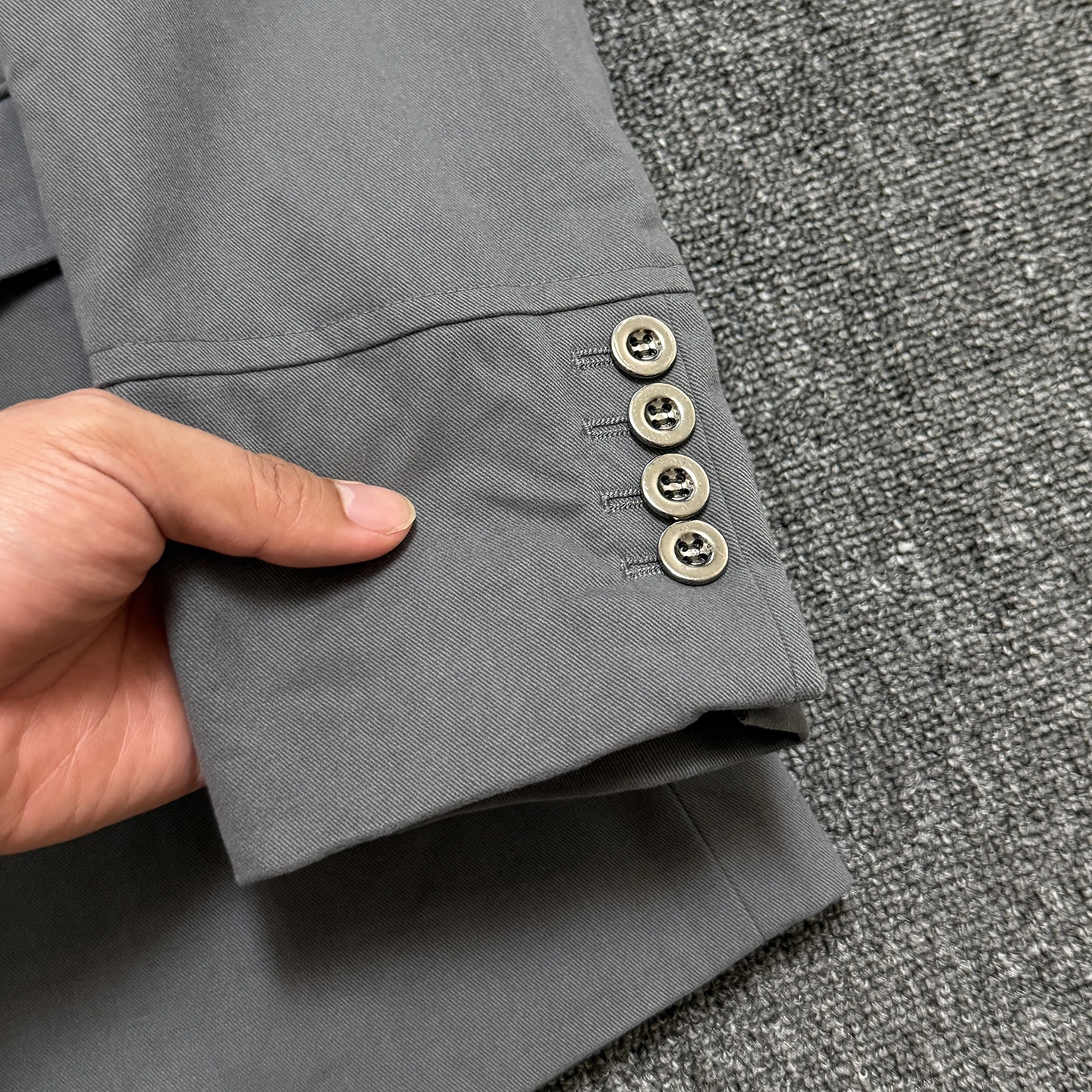 

Casual Sle Men's Busin Suit Jaet Stand Collar Commuter Autumn Winter Vintage Leisure Outerwear Faionable Youth