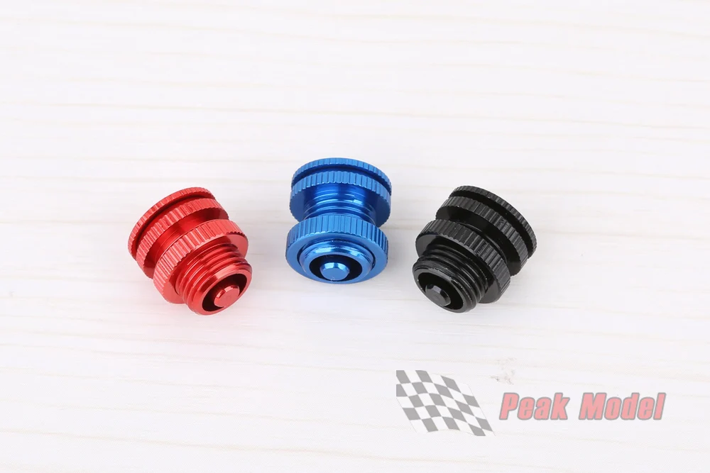 KUZA RC 모델 비행기 보트 가스 니트로 비행기용 미니 알루미늄 연료 도트/연료 플러그.