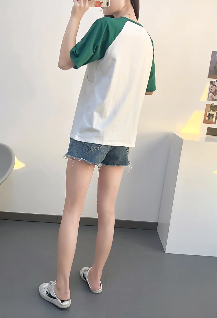 Chest Open Nightdress Summer Short Sleeve Loose Thin Dress Confinement Dress Summer Clothes