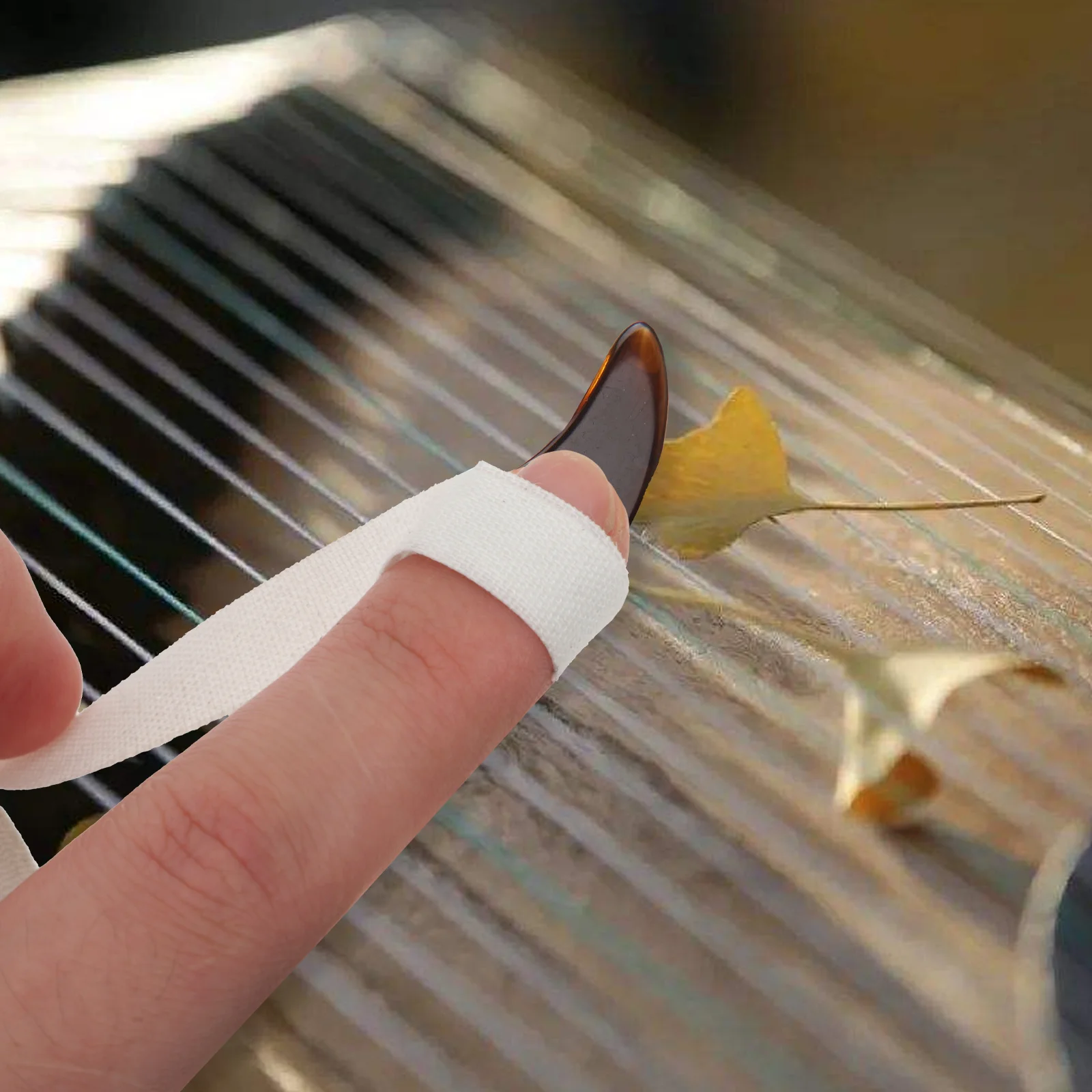 

2pcs Breathable Anti-Allergic Finger Adhesive Tapes For Guzheng Pipa Finger Protection Comfortable Skin-Friendly Tape Stage