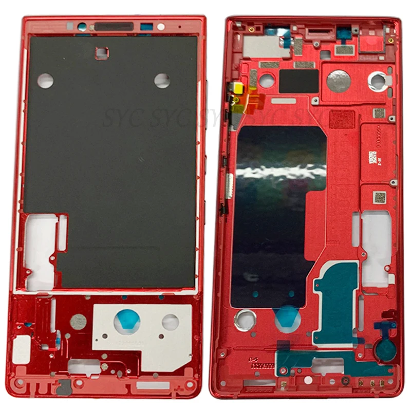 Housing Middle Frame LCD Bezel Plate For BlackBerry Key 2 Phone Metal LCD Frame Replacement Parts