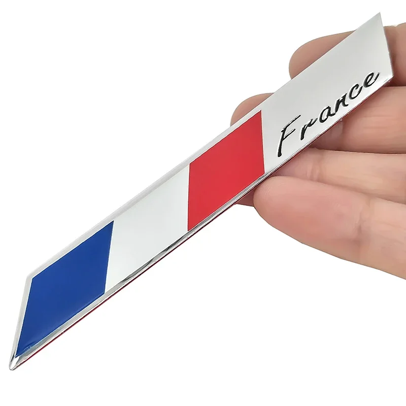 3D Aluminum France Flag Car Sticker Accessories Stickers for Renault Peugeot Citroen Cruze Chevrolet Ford Focus VW Golf Benz BMW