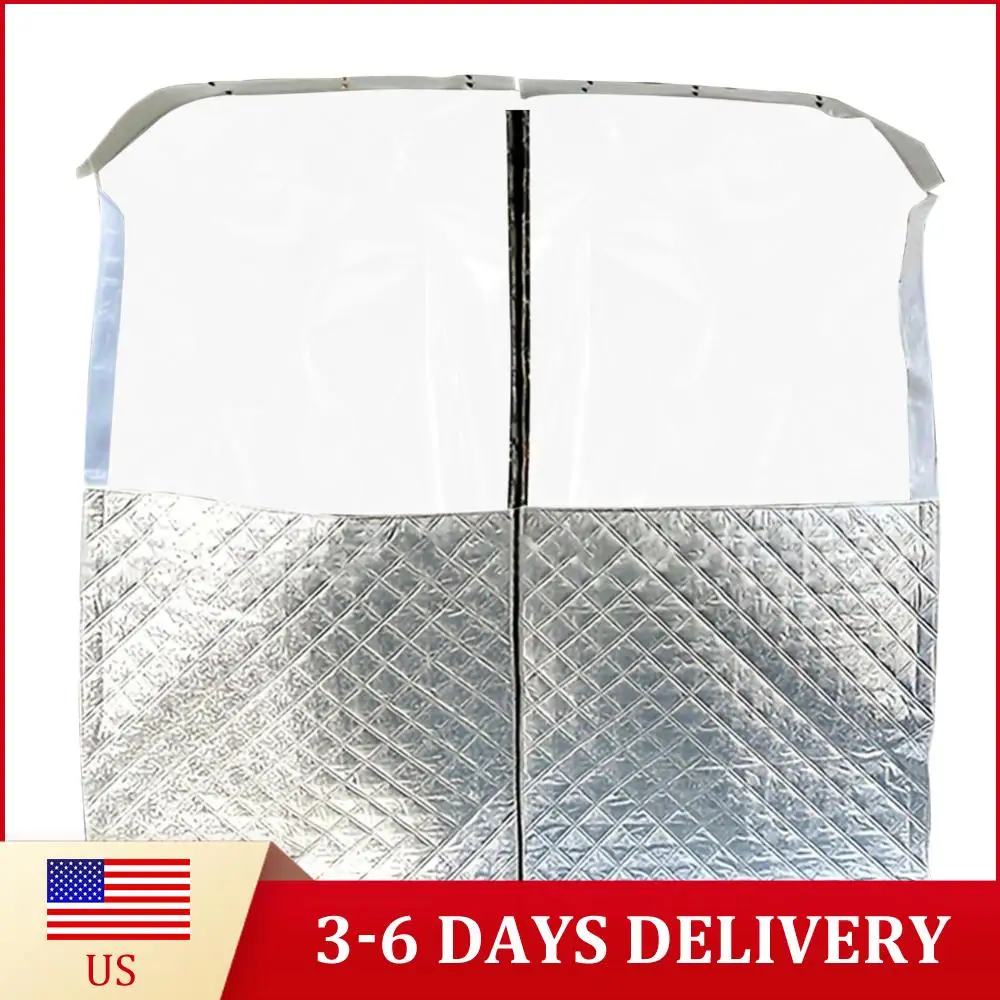 

Car Divider Isolation Curtain with Zipper Car Divider Heat Insulation Curtain Air-Conditioning Sunshade for Ford Car Accessories