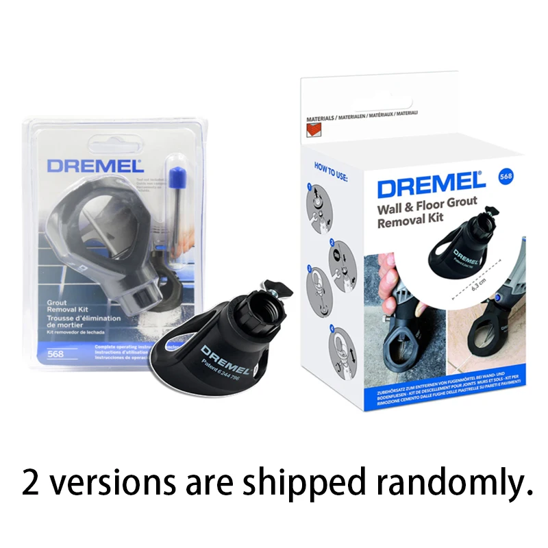 Imagem -02 - Dremel-kit Removedor de Reboco para Parede Acessório Rotativo Ângulo de Corte para Moedor Dremel 100 3000 4000 8220 8250 Original