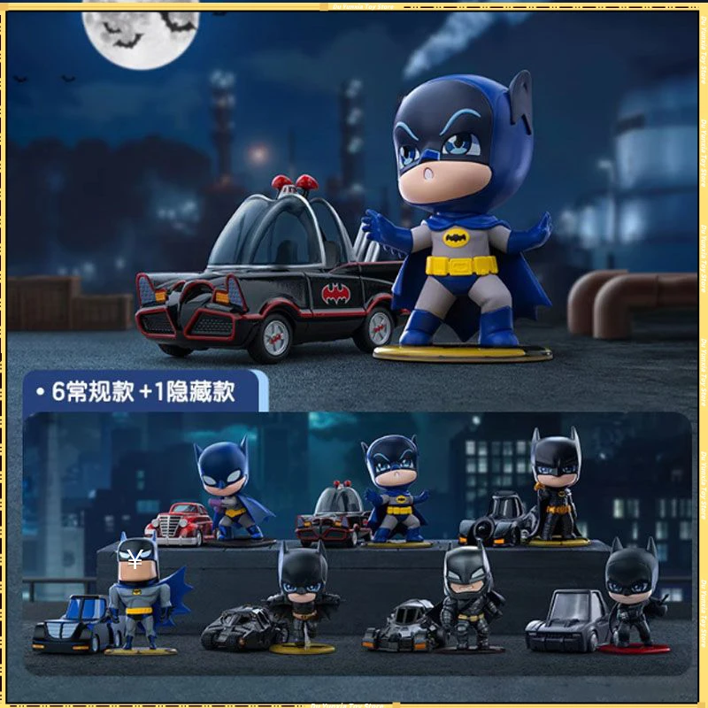 New Dc Batman 85th Anniversary Series Blind Box Handmade Desktop Ornament Toy Festival Gift