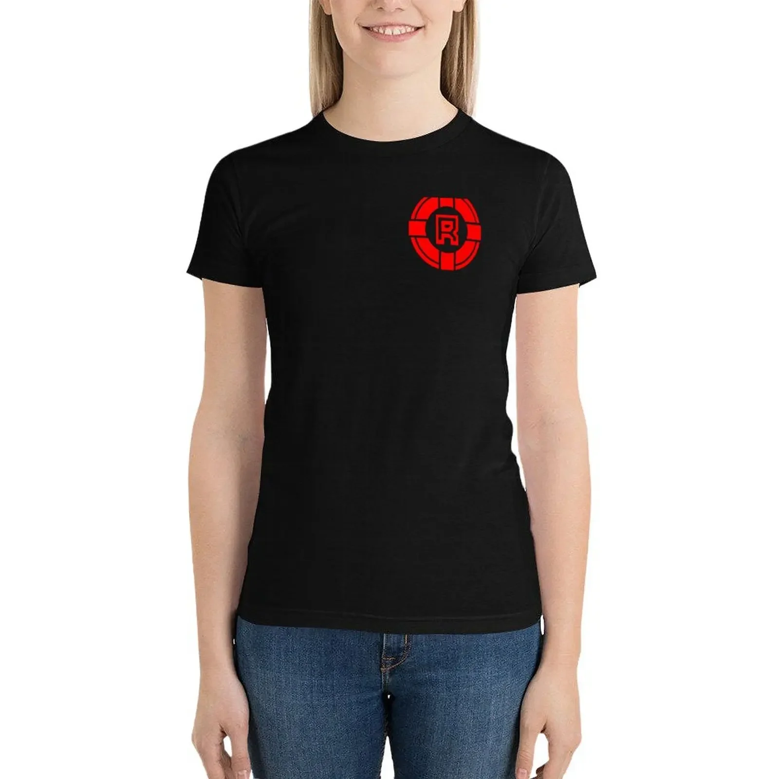 

Rescue Heroes 'R' Logo! T-Shirt Blouse lady clothes plus size tops Women's tee shirt