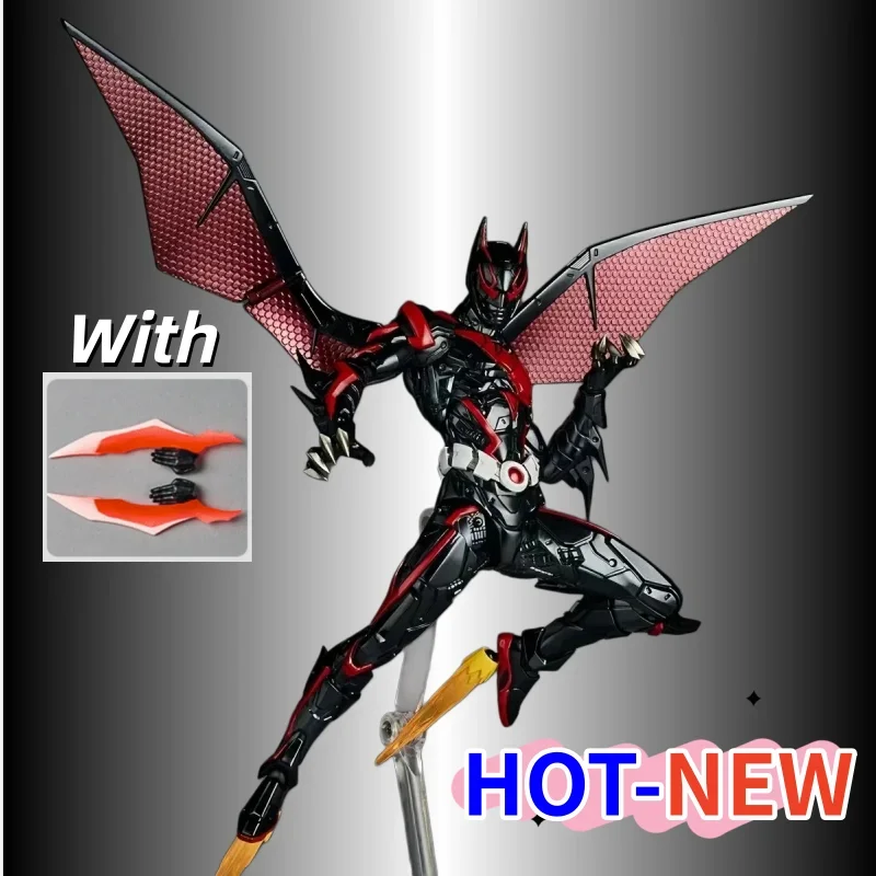 

Новая горячая новинка: Фигурка Бэтмена из серии Revoltech Yamaguchi от Kaiyodo, по мотивам аниме «Бэтмен: За гранью будущего», с бонусным предметом, модель-статуэтка, игрушка.