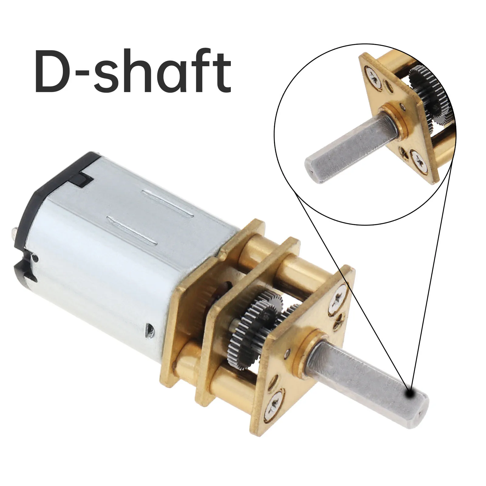 DC 3V/6V/12V N20 Mini Micro Metal Gear Motor with Gearwheel DC Motors 30/50/60/100/200/300/500/1000RPM High Torque Engine Tools