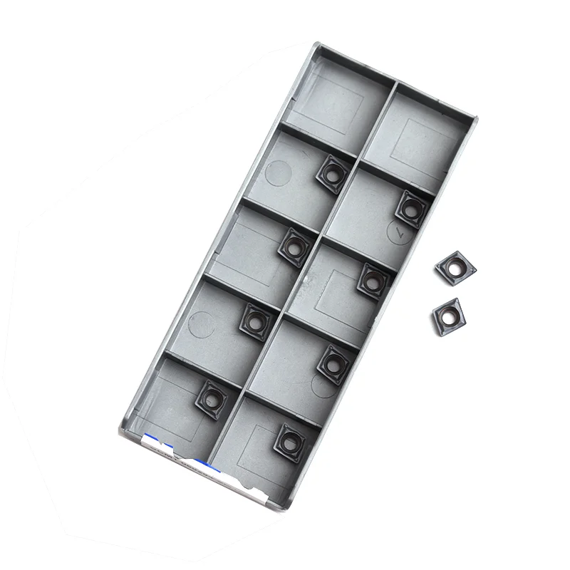 10PCS CCMT060204 CCMT060208 SM IC907 IC908 초경 삽입 선반 커터 공구 CNC 내부 선삭 공구 블레이드 금속 절삭 공구