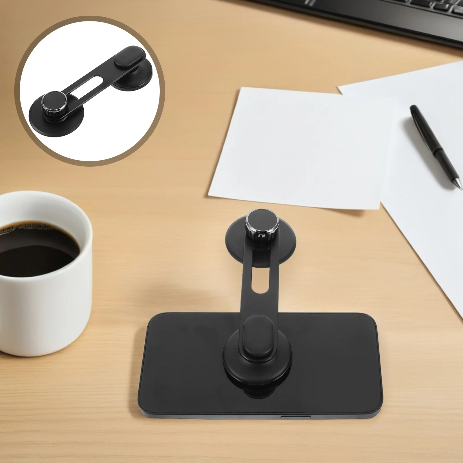 

Universal Car Holder Mount Retractable Rotatable Dashboard Cradle Aluminum Alloy Stable For All Smartphones Navigation Driving