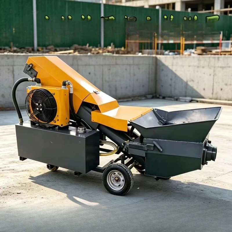 Secondary structure concrete conveyor pump feeder Large aggregate fine stone mortar Small concrete fine stone pouring pump