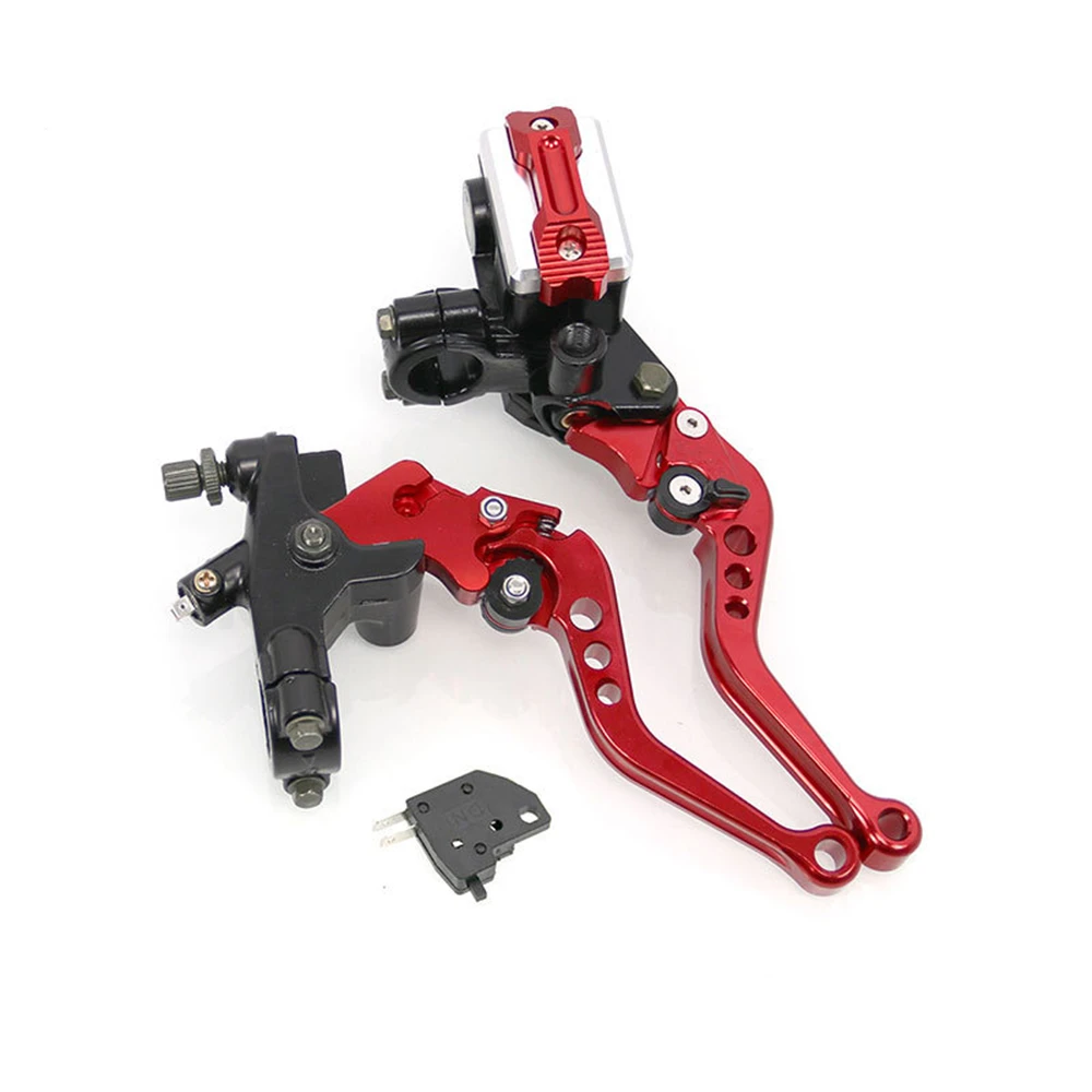 

Universal Motorcycle 7/8" 22mm Brake Master Cylinder Clutch Lever, Suitable for most motorcycles Adjustable Design
